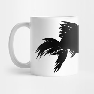 Goldfish Black White 5 Mug